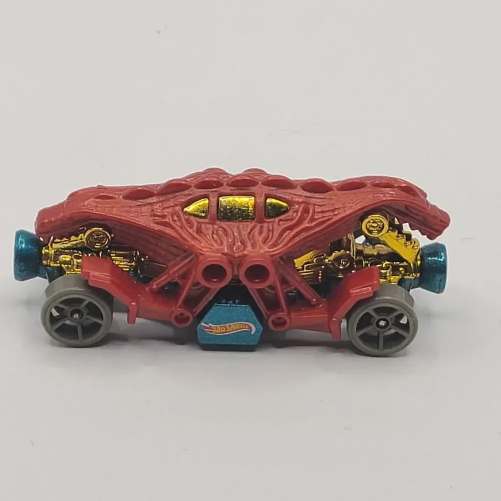 Vintage Hot Wheels Double Demon Speed Demons Series #2057 - 1985 Red/Gold 1:64